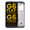 LCD Assembly With Frame Compatible For Motorola Moto G6 Play (XT1922 / 2018) / G6 Forge (XT1922-6 / XT1922-7 / XT1922-9 / 2018) (US Version) (Refurbished) (Black)