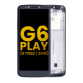 LCD Assembly With Frame Compatible For Motorola Moto G6 Play (XT1922 / 2018) (International Version) (Refurbished) (Black)