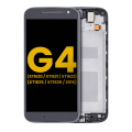 LCD Assembly With Frame Compatible For Motorola Moto G4 (XT1620 / XT1621 / XT1622 / XT1625 / XT1626 / 2016) (Refurbished) (Black)