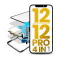 4 in 1 With Frame Included (Front Glass + OCA + Short Touch + OCA Pre-Installed) Compatible For iPhone 12 / 12 Pro (OCA Master)