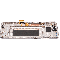 OLED Assembly With Frame Compatible For Samsung Galaxy S8 (Refurbished) (Arctic Silver)