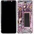 OLED Assembly With Frame Compatible For Samsung Galaxy S9 (Refurbished) (Lilac Purple)