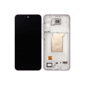 OLED Assembly With Frame Compatible For Samsung Galaxy A35 5G (A356 / 2024) (Refurbished) (Lilac)
