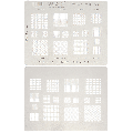 Multi-Function Universal BGA Reballing Stencil 0.3 / 0.35 / 0.4 / 0.5 (0.12MM) (Amaoe)