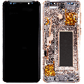 OLED Assembly With Frame Compatible For Samsung Galaxy S9 (Refurbished) (Sunrise Gold)