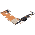 Charging Port Flex Cable Compatible For iPhone 8 (Premium) (Space Gray)