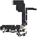 Charging Port Flex Cable Compatible For iPhone 15 Pro (Aftermarket Plus) (Black Titanium)