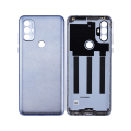 Back Cover Glass Compatible For Motorola Moto G Power (XT2165 / 2022) (Aftermarket Plus) (Opal Silver)