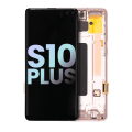 OLED Assembly With Frame Compatible For Samsung Galaxy S10 Plus (Service Pack) (Flamingo Pink)
