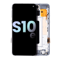 OLED Assembly With Frame Compatible For Samsung Galaxy S10E (Service Pack) (Prism White)
