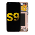 OLED Assembly With Frame Compatible For Samsung Galaxy S9 (Refurbished) (Sunrise Gold)