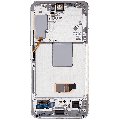 OLED Assembly With Frame Compatible For Samsung Galaxy S22 5G (US & International Version) (Refurbished) (White)