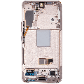 OLED Assembly With Frame Compatible For Samsung Galaxy S22 5G (US & International Version) (Refurbished) (Pink Gold)
