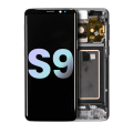 OLED Assembly With Frame Compatible For Samsung Galaxy S9 (Service Pack) (Titanium Gray)