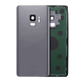 Back Cover Glass With Camera Lens Compatible For Samsung Galaxy S9 (No Logo) (Aftermarket Plus) (Titanium Gray)