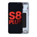 OLED Assembly With Frame Compatible For Samsung Galaxy S8 Plus (Aftermarket Plus) (Coral Blue)