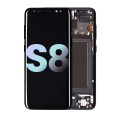 OLED Assembly With Frame Compatible For Samsung Galaxy S8 (Service Pack) (Midnight Black)