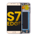 OLED Assembly With Frame Compatible For Samsung Galaxy S7 Edge  (International / G935F) (Refurbished) (Gold Platinum)