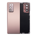 Back Cover Glass With Camera Lens Compatible For Samsung Galaxy Z Fold 2 5G (Premium) (Mystic Bronze)