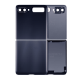 Back Cover Glass With Camera Lens Compatible For Samsung Galaxy Z Flip 4G (F700) (Mirror Black)