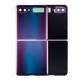 Back Cover Glass With Camera Lens Compatible For Samsung Galaxy Z Flip 4G (F700) (Mirror Purple)