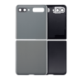 Back Cover Glass With Camera Lens Compatible For Samsung Galaxy Z Flip 5G (F707) (Aftermarket Plus) (Mystic Gray)