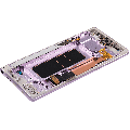 OLED Assembly With Frame Compatible For Samsung Galaxy Note 9 (Refurbished) (Lavender Purple)