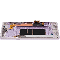 OLED Assembly With Frame Compatible For Samsung Galaxy Note 9 (Refurbished) (Lavender Purple)