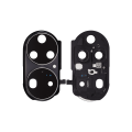 Back Camera Lens With Bracket Compatible For Huawei P50 Pro (Golden Black)