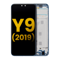 LCD Assembly With Frame Compatible For Huawei Y9 (2019) (Refurbished) (Sapphire Blue)