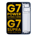 LCD Assembly With Frame Compatible For Motorola Moto G7 Power (XT1955 / 2019) / G7 Supra (XT1955-5/6/DL / 2019) (North American Version) (157MM) (Refurbished) (Marine Blue)