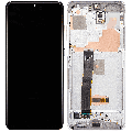 OLED Assembly With Frame Compatible For Samsung Galaxy S20 Ultra 5G (Refurbished) (Cloud White)