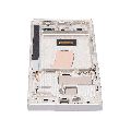 OLED Assembly With Frame Compatible For Samsung Galaxy S23 Ultra (US & International) (Refurbished) (Cream)