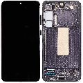 OLED Assembly With Frame Compatible For Samsung Galaxy S23 Plus 5G (US & International) (Refurbished) (Phantom Black)