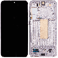 OLED Assembly With Frame Compatible For Samsung Galaxy S23 Plus 5G (US & International) (Refurbished) (Lavender)