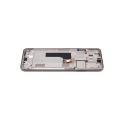 LCD Assembly With Frame Compatible For Nokia G300 (Refurbished) (Meteor Grey)