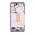 OLED Assembly With Frame Compatible For Samsung Galaxy S23 5G (US & International) (Refurbished) (Pink / Lavender)