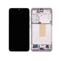 OLED Assembly With Frame Compatible For Samsung Galaxy S23 5G (US & International) (Refurbished) (Pink / Lavender)