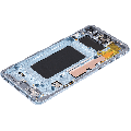 OLED Assembly With Frame Compatible For Samsung Galaxy S10 (Refurbished) (Prism Blue)