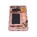 OLED Assembly With Frame Compatible For Samsung Galaxy S10 (Refurbished) (Flamingo Pink)