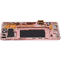 OLED Assembly With Frame Compatible For Samsung Galaxy S10 (Refurbished) (Flamingo Pink)