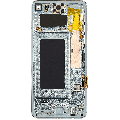 OLED Assembly With Frame Compatible For Samsung Galaxy S10 (Refurbished) (Prism Green)