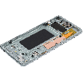 OLED Assembly With Frame Compatible For Samsung Galaxy S10 (Refurbished) (Prism Green)