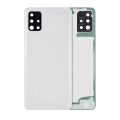 Back cover Glass With Camera Lens Compatible For Samsung Galaxy A51 4G (A515 / 2019) (Aftermarket Plus) (Prism Crush White)