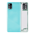 Back cover Glass With Camera Lens Compatible For Samsung Galaxy A51 4G (A515 / 2019) (Aftermarket Plus) (Prism Crush Blue)