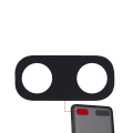 Back Camera Lens (Glass Only) With Adhesive Compatible For Samsung Galaxy Z Flip 5G (F707) (10 Pack)