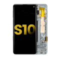 OLED Assembly With Frame Compatible For Samsung Galaxy S10 (Refurbished) (Prism Green)