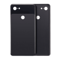 Back cover Glass Compatible For Google Pixel 3 XL (Just Black)