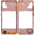 Mid-Frame Housing Compatible For Samsung Galaxy A51 4G (A515 / 2019) (Prism Crush Pink)