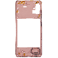 Mid-Frame Housing Compatible For Samsung Galaxy A51 4G (A515 / 2019) (Prism Crush Pink)